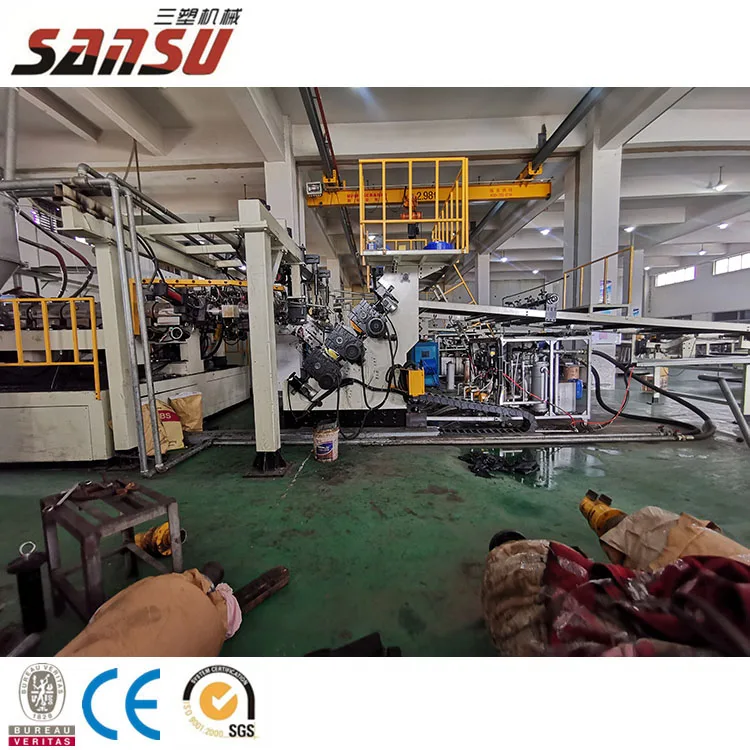 double-layer acrylic plexiglass sheet machine production line