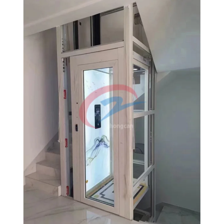 2-5 floor glass cabin home elevator lift indoor outdoor small elevators house villa lift residential elevator with best price