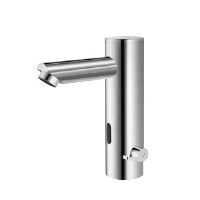 Automatic deck does not touch countertop kitchen hot and cold sensing faucets