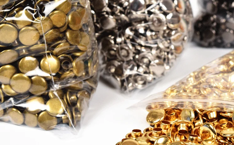 Cheap 8Mm Copper Rivets Mushroom Shape Double For Clothes Garment Metal Studs Bags