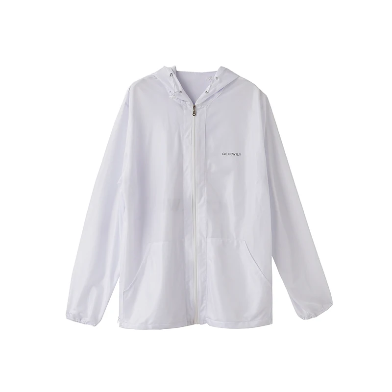 good quality sun protection clothing water proof Rash Vest anti uv rash guard long Sleeve UPF 40 hooded Rashguard jacket for men