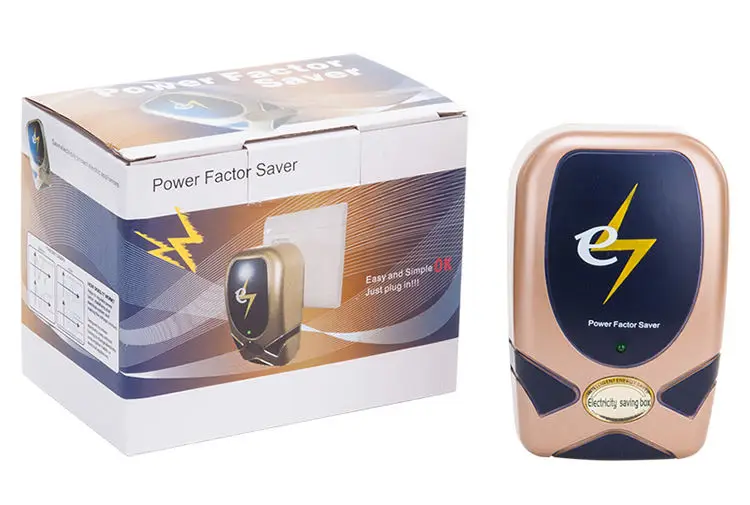Latest 28KW Electricity Saving Box 90V-240V Electric Energy Power Saver Power Factor Saver Device up to 30% Smart EU/UK/US Plug