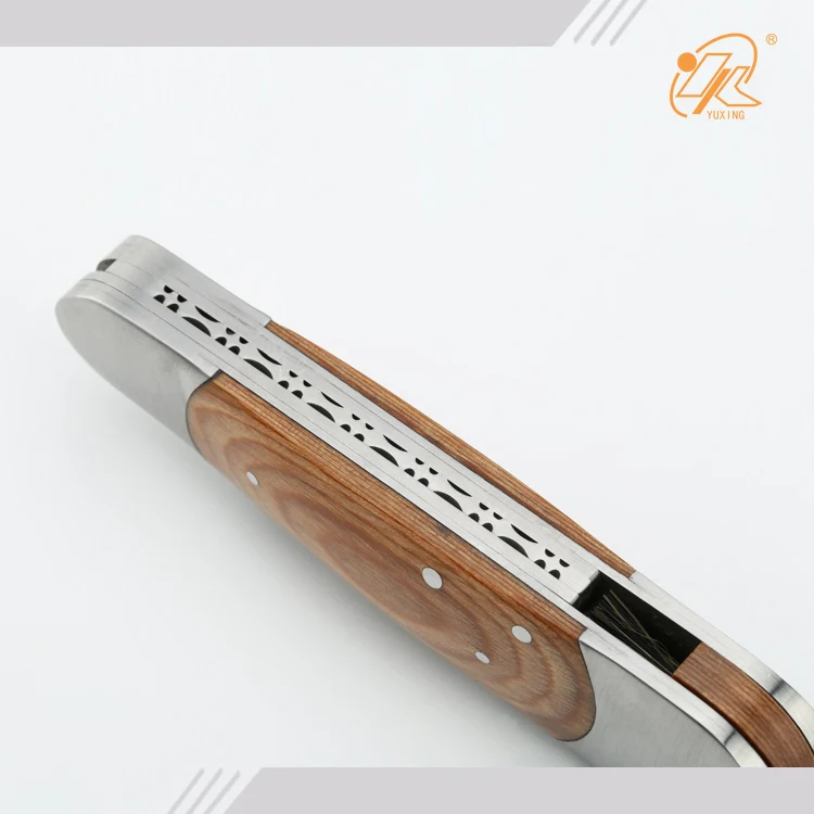 New design fashionable pakka wood handle stainless steel cutting knife camping knife mushroom knife camping accessories