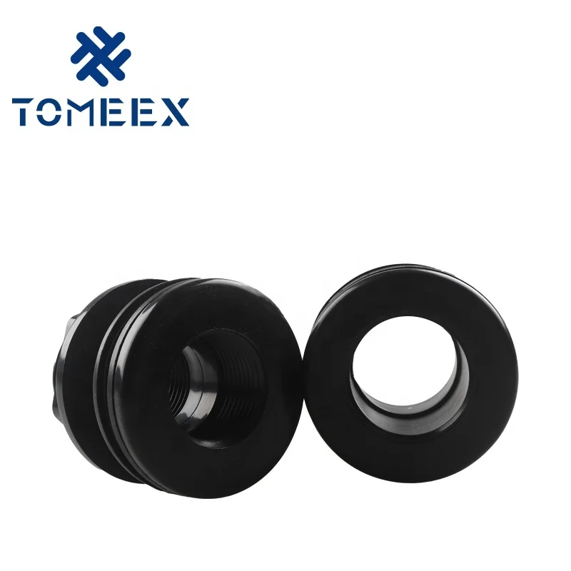 China suppliers tank adapter ABS fittings with gasket 1 inch female and male