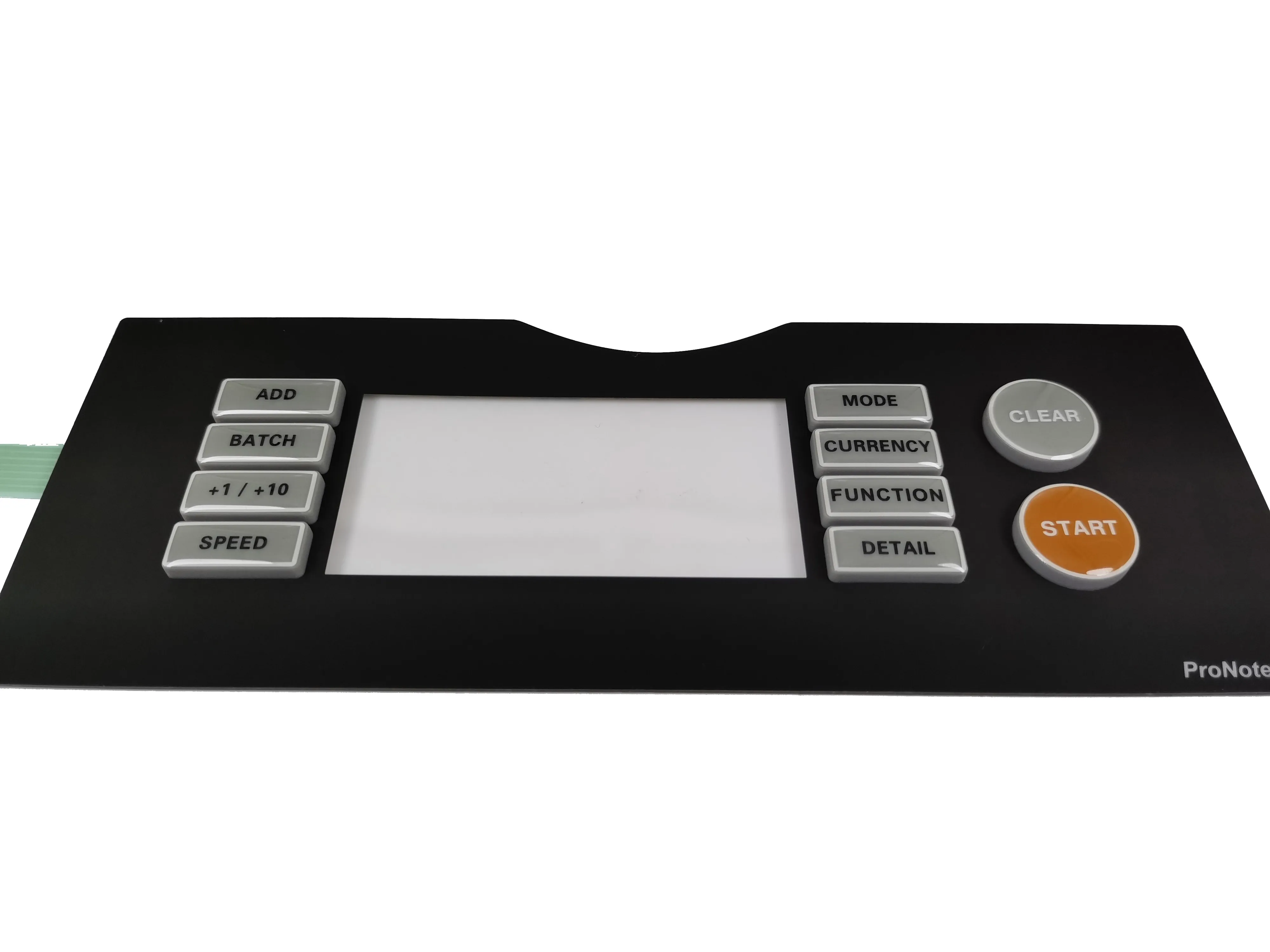 High Quality Custom Tactile Numeric Silicone Rubber Membrane Switch 4 Button Membrane Switch With Leds