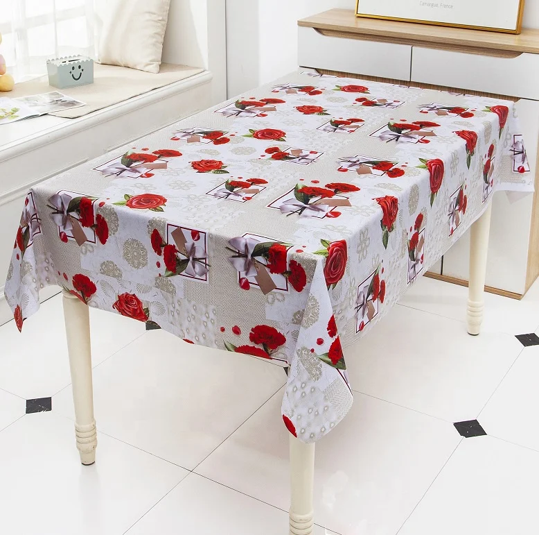 
wholesale hotel banquet fancy table cover sheet wedding plastic tablecloth 