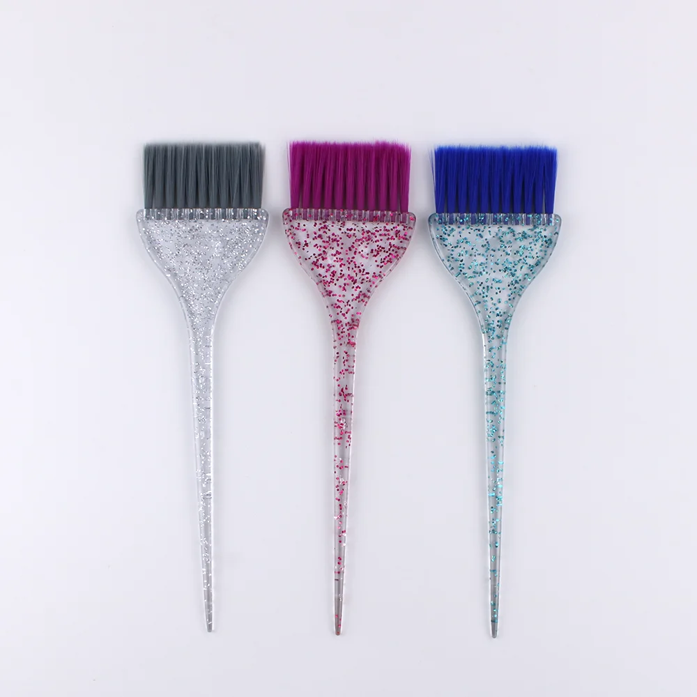 customize tool for hair dyeing bleach brush Hair Dye Bowl Coloring crystal Hair Tint For Salon Accessories brush