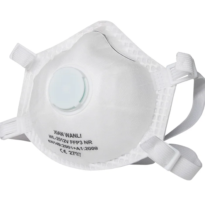 Customized logo FFP3 No Valve Respirator Disposable Mask 5 Layer Face mask dust-proof respirators high protection