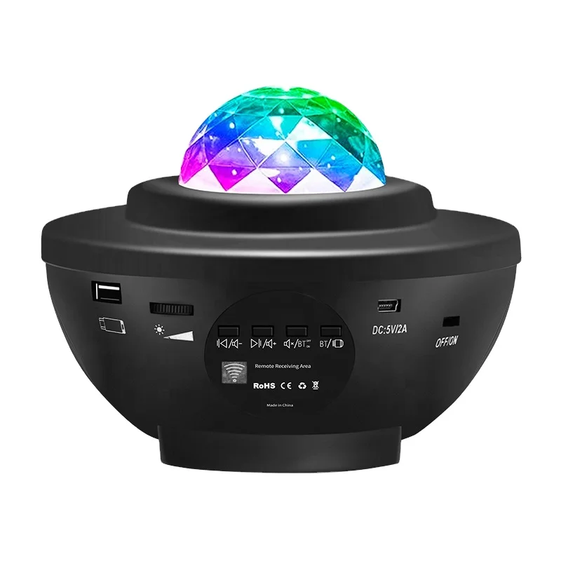 Factory new arrival Baby Sleep Music Lighting Night Projector Lamp Voice Control Starry Galaxy Sky Star Light For Kids Bedroom