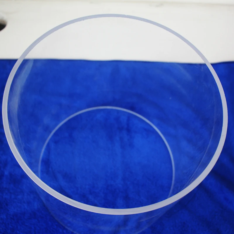 
quartz transparent polished glass tube hollow glass tube 