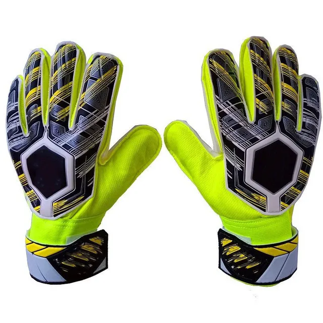 Adult Pro Football Goalkeeper Gloves,Non-slip Foaming PU Soccer Gloves,Top latex Goalie Gloves with finger protect shrapnel