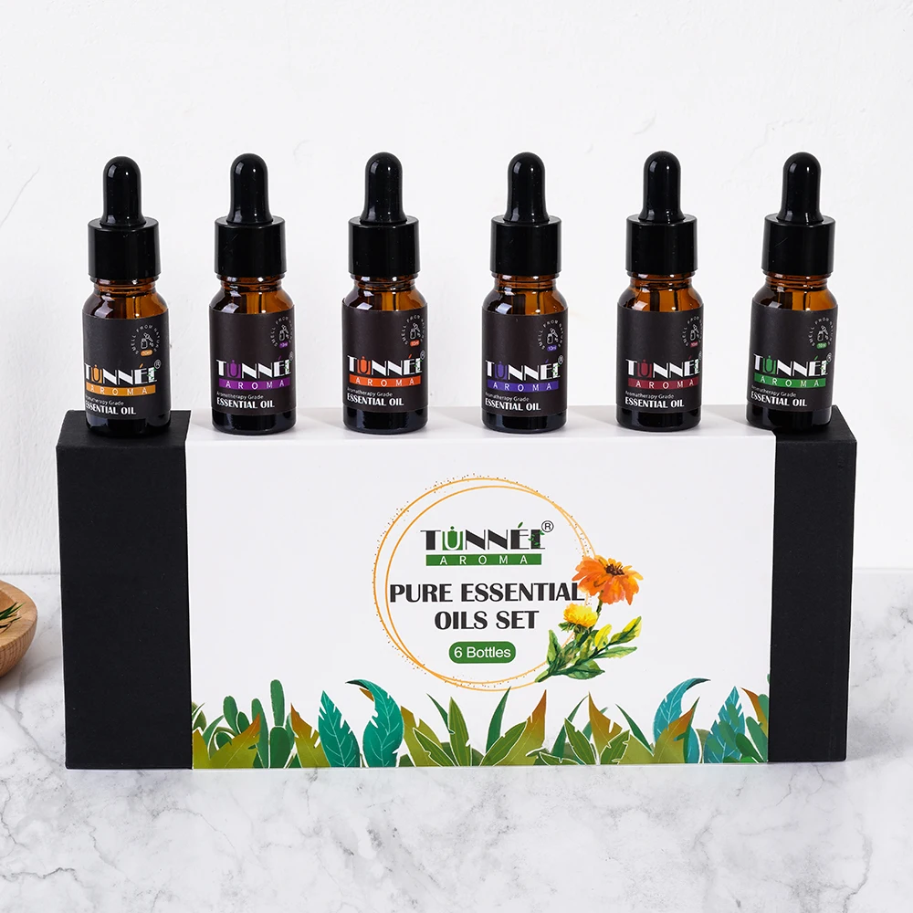 Manufacturer supply wholesale bulk price essential oil private label set pure essential oil gift set essential oil set for diffu
