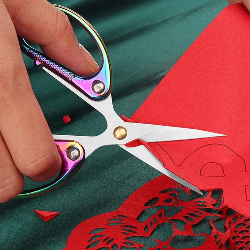 Scissors Sewing Thread Scissors Stainless Steel Cutting Scissors For Tailor Clothes Fabric Hair Handmade Home Accessories