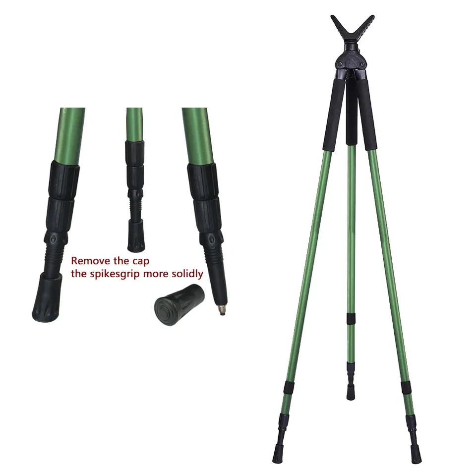 aluminum tubes shooting stick generation 3 tripod suppliers V Shaped Rotating Yoke Tripod Telescopic