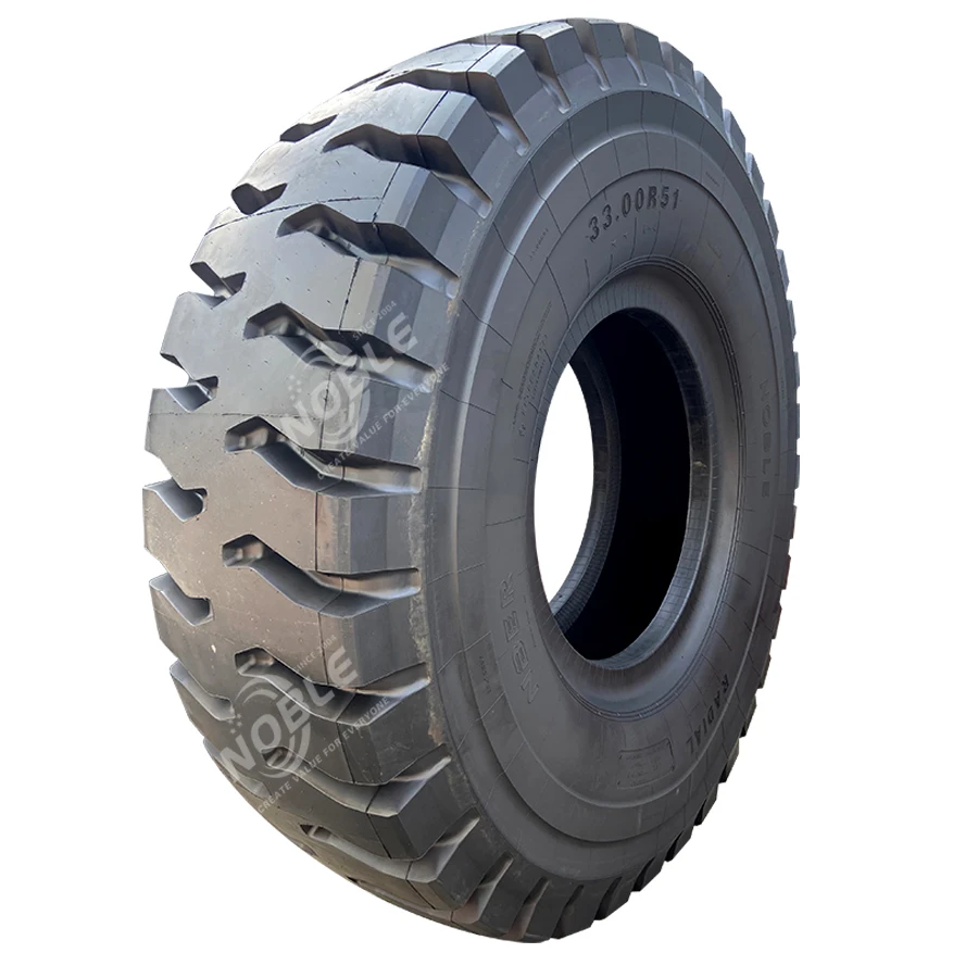 OTR TIRE 27.00r49 33.00r51 36.00r51 NBR811 large dump truck and port tyre E4 pattern
