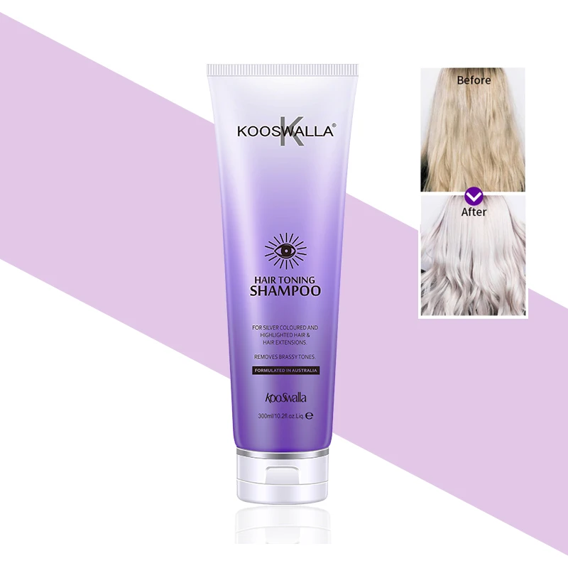 Amazing Bleaching And Dyeing Post Repair  Hair Turn Platinum Purple Shampoo