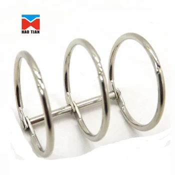 
Silver Metal Loose Leaf Calendar Binder Ring/3 open ring for loose leaf binding 