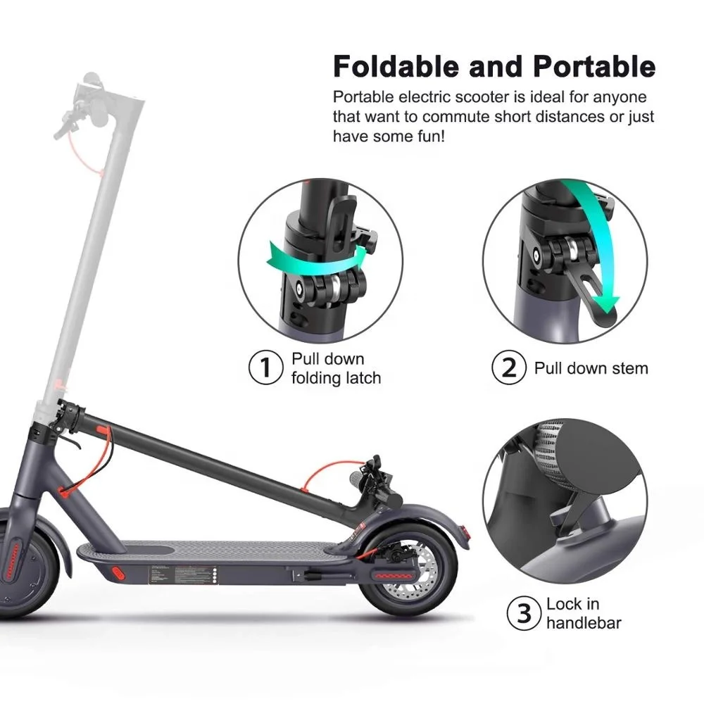 Drop Shipping EU US Warehouse 8.5inch Electrique Waterproof Fast Electric Scooter wholesale