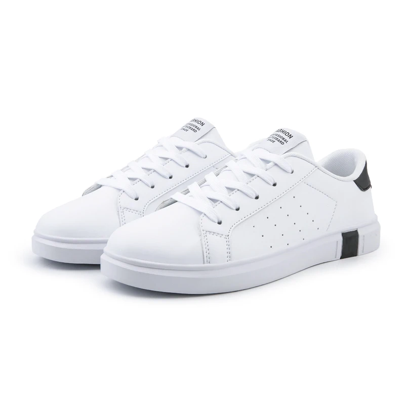 2021 Hot Sale Mens Fashion Leather White Casual Shoes Sneakers Dubai Shoes