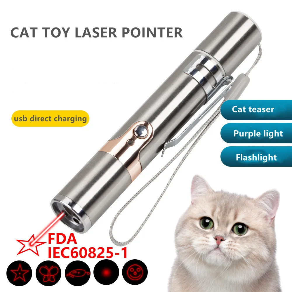multi-functional indoor 3 mode 5 graphics rechargeable cat laser toy pointer pet toy