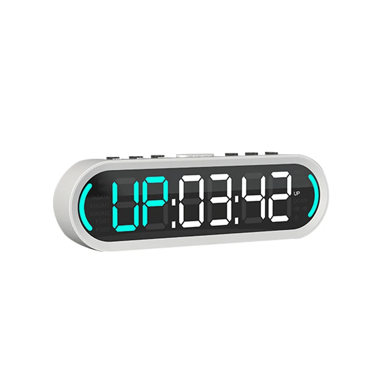 Portable Fitness Wall Clock Led Display Calculagraph Smart Wireless Gym Timer