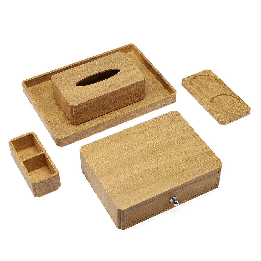 5 star hotel comfort kit organic custom logo hotel amenities kit melamine convenience tray