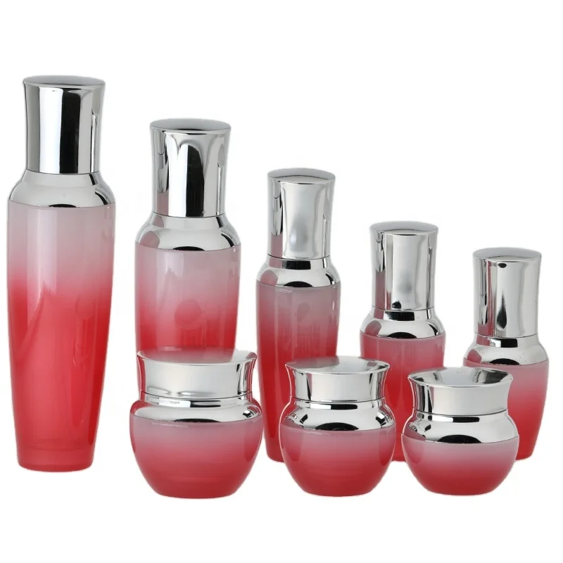 
New small black bottle Kou straight round bottle red bottle 