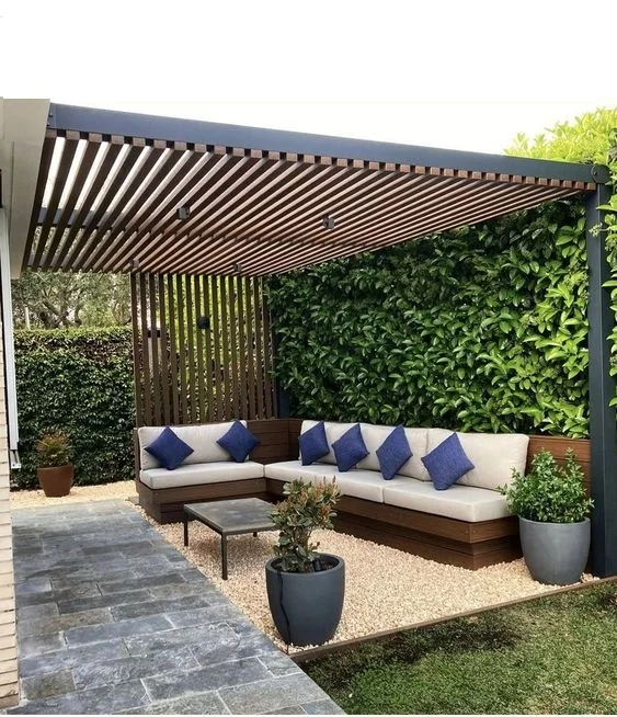 Aluminio Quiosque Pavilhao Pergula внешняя Dossel Bioclimatique Perfil de