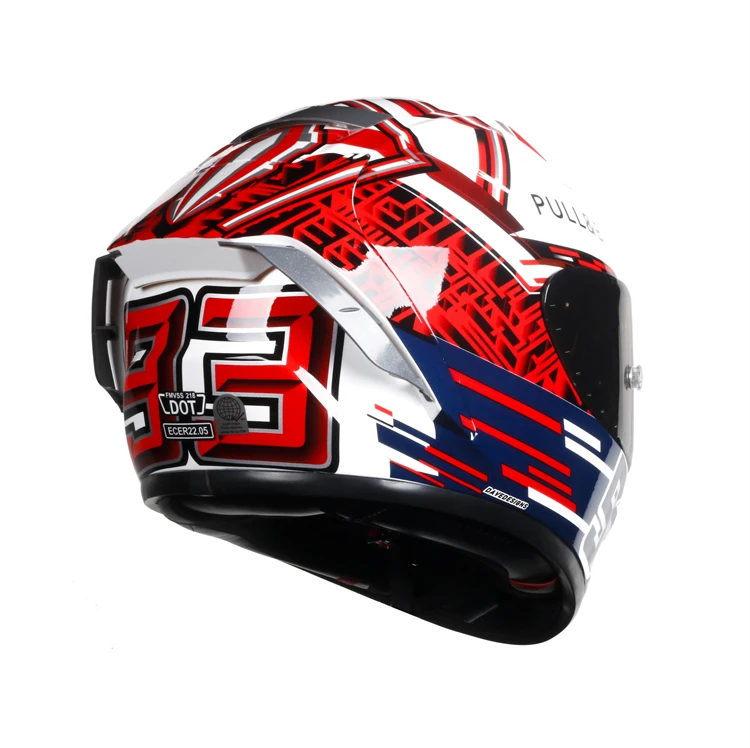 2021 Latest Motor Bike Motorcycle Helmet Full Face  road Helmet /black S/m/l/xl Safe Driving Md-fp03 Abs