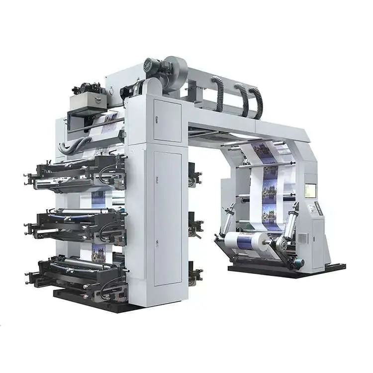 new product 6 color flexo printing machine