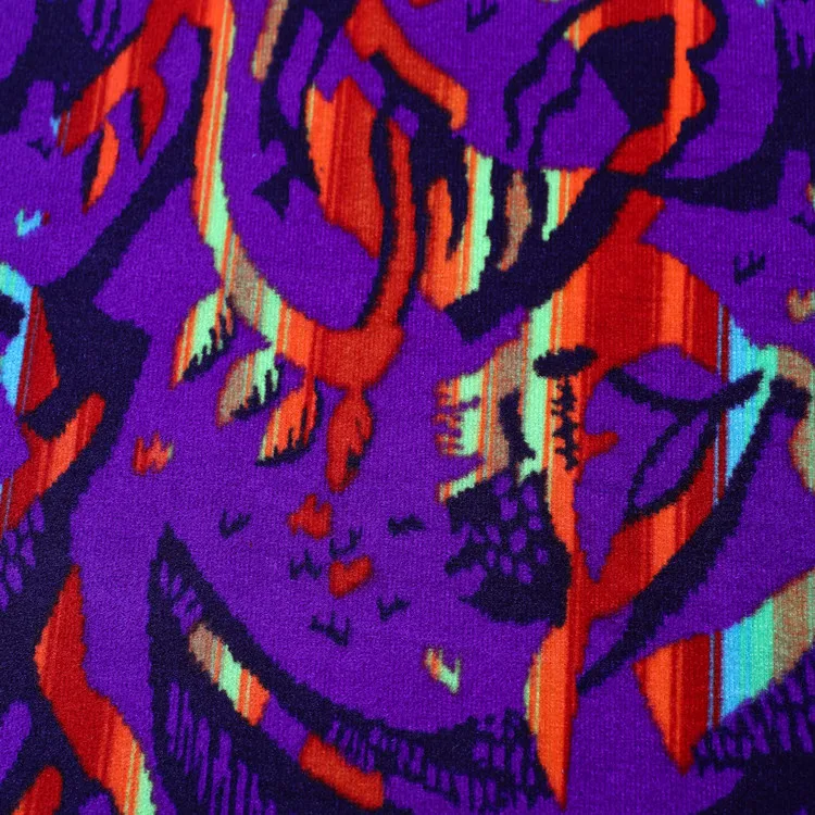 2023 Polyester Upholstery Printed Fabric For Bus Seat Cover