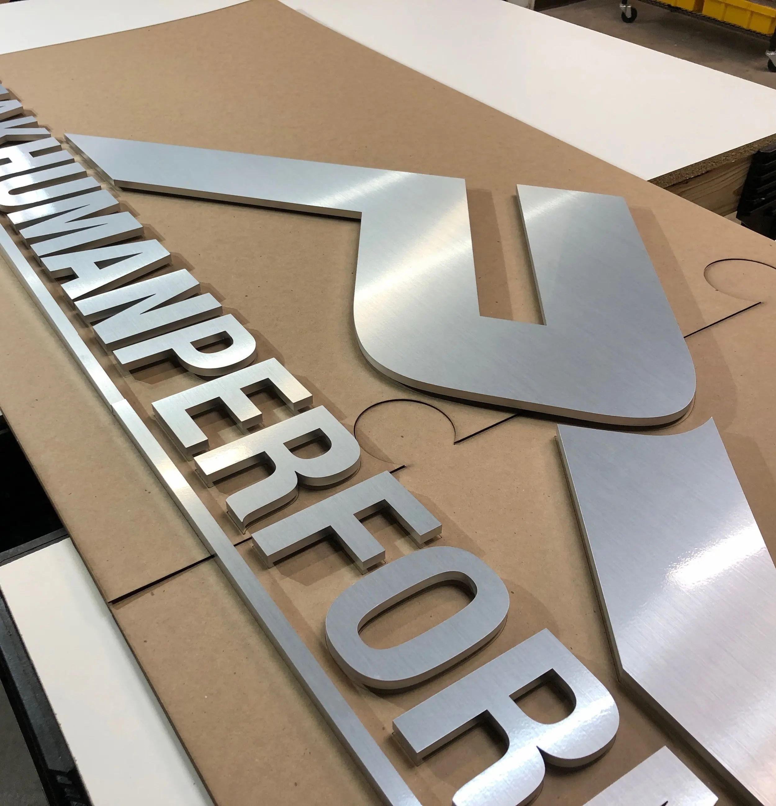 Factory Free Design Outdoor 3D Large Decorative Letters Metal Letters