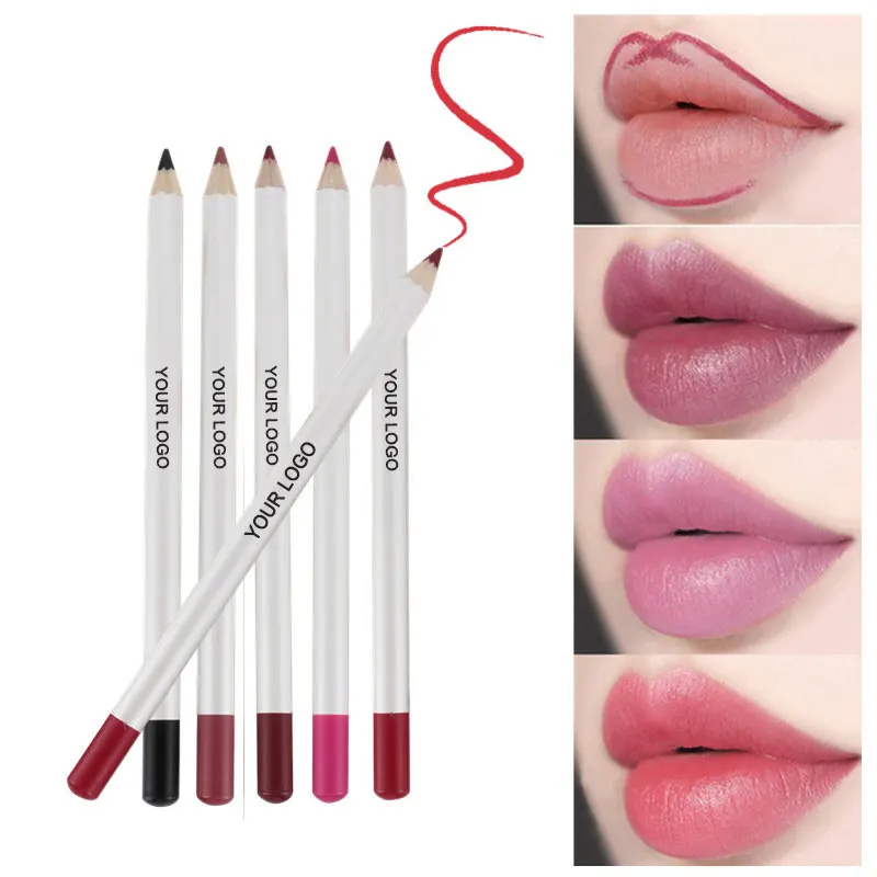 21 цвет, частная этикетка для губ, подводка для губ, небольшое количество для минимального заказа, водонепроницаемые, высокий Пигмент матовый с контурным карандашом для губ, подводка для глаз, карандаш для бровей