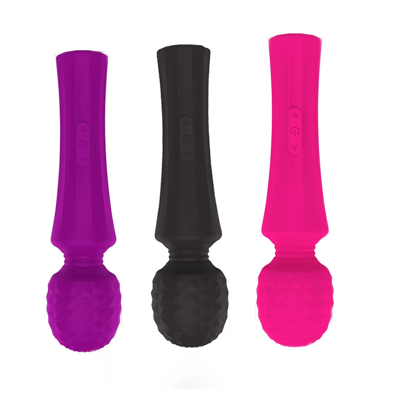 Factory Hot Sale Internet Celebrity 10 Frequency Smooth Head AV Massage Stick For Woman