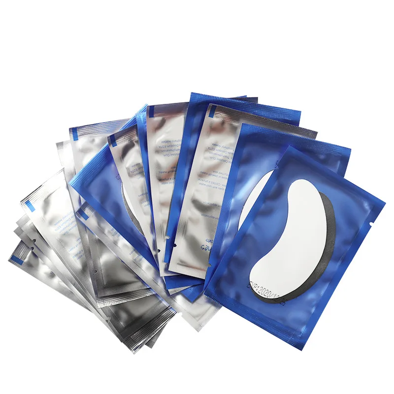 Under Eye Pads Patch Set Eyelash Extensions Pads Hydrogel Under Eye Gel Pads 50 Natural Pink Purple Green Quantity Silver White