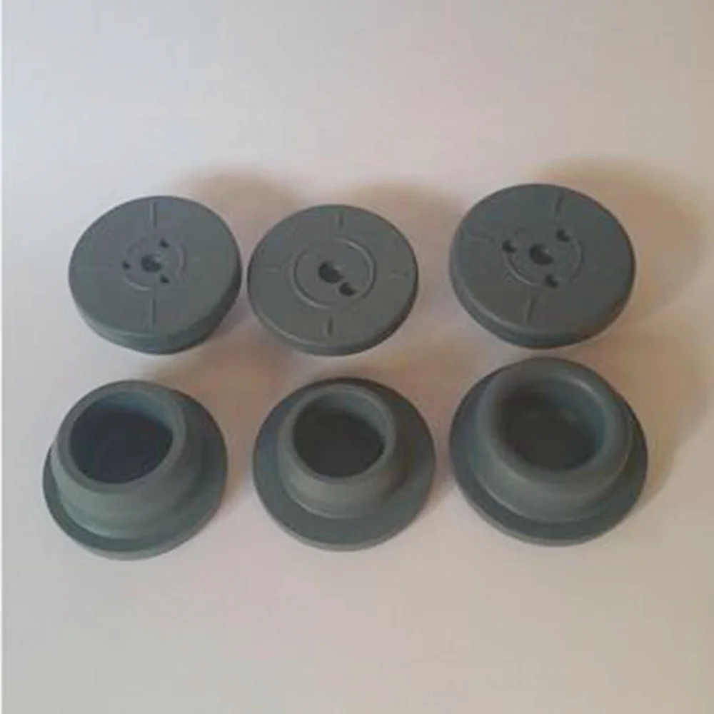 injection glass vial pharmaceutical butyl rubber stopper 20mm rubber stopper