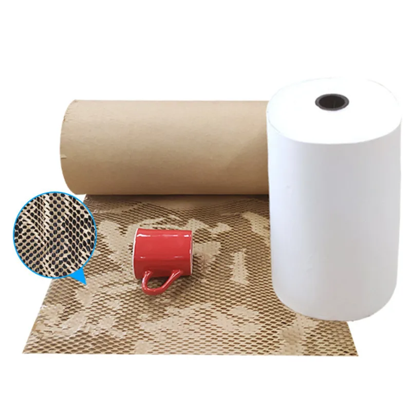 Eco Friendly Recycled Gift Kraft Packaging Moving Shipping Wrapping Recycle Honeycomb Paper Bag