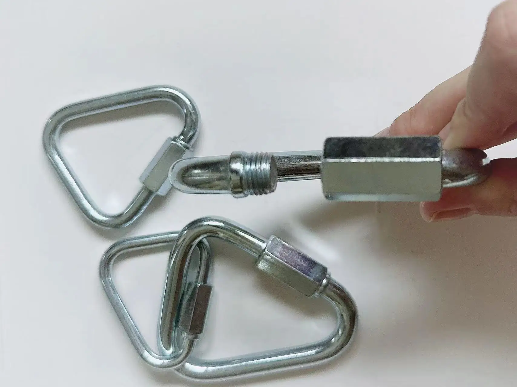 Factory Direct Sales  Hardware Buckle 304 316 Spring Hook Stainless Steel Mountaineering Buckle Hook Hanging Buckle