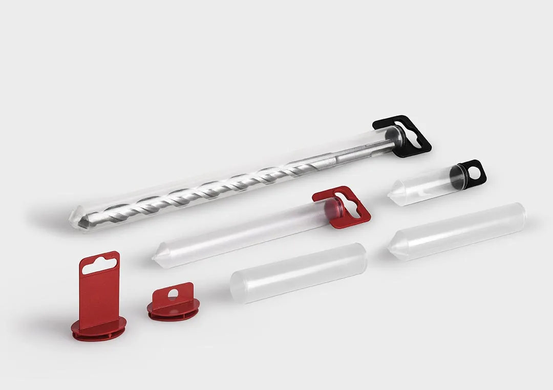 Plastic Tube Package For Tool Case For Screwdriver Bit Clear Plastic Tubes For Crafts