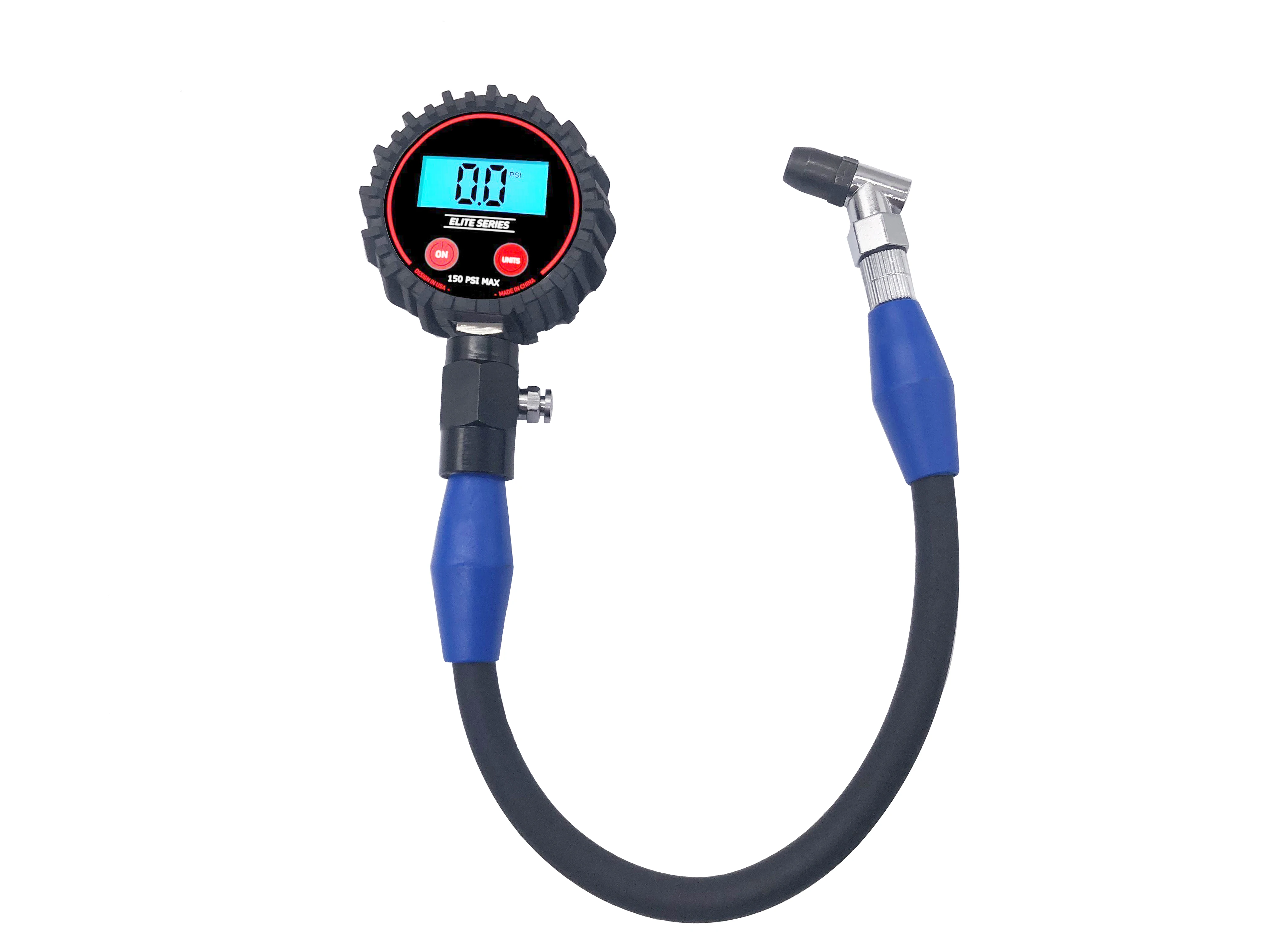 2.5 inch Electronic Digital Tyre Pressure Gauge checker with 45 degree chuck for car, electric motorcycle