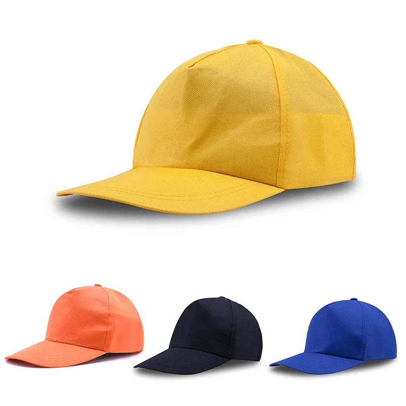 Рекламный логотип 100% полиэстер C-A-P однотонная шляпа мужская шляпа