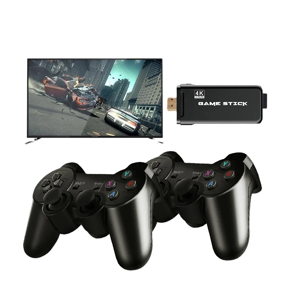 4K HD Video Game Console with Wireless Controller For PS 1/GBA Emulators Classic Retro TV Game Console 3000 Games
