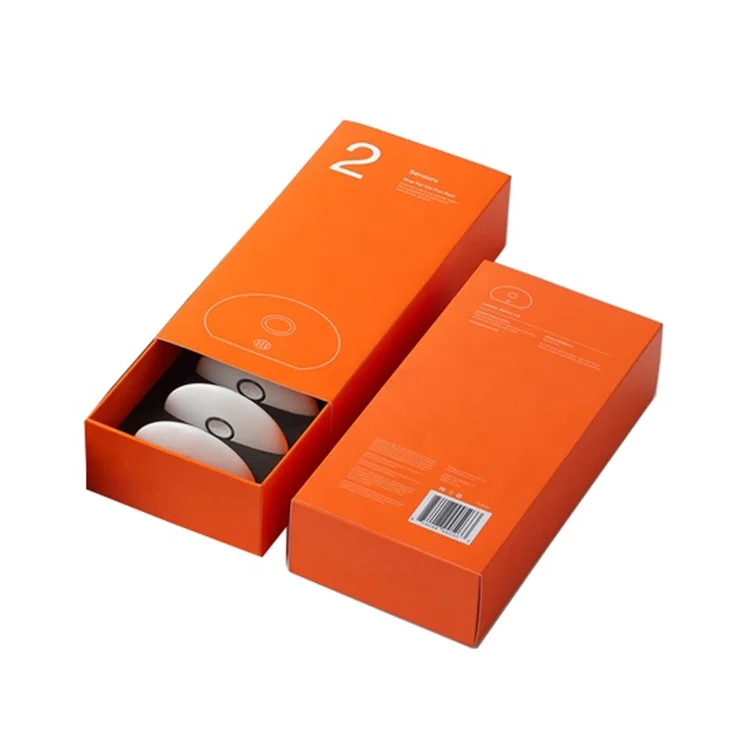 Оптовая продажа компактная жесткая бумажная электронная продукция раздвижной ящик маленькая картонная упаковочная коробка