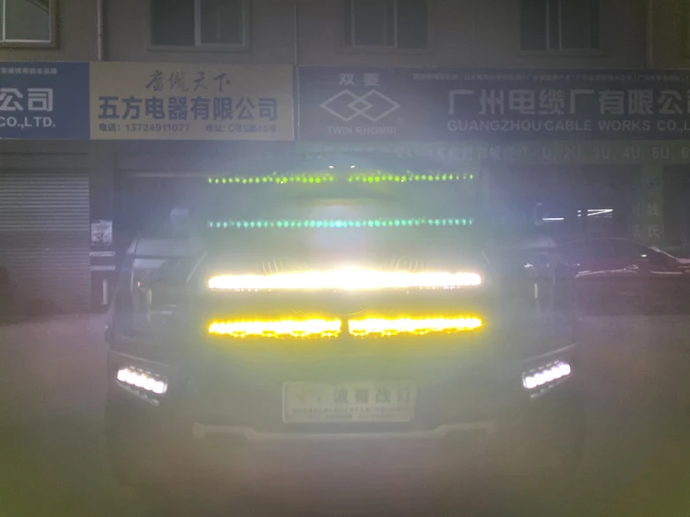 LED lightbar roof mount recovery towing truck car flash strobe led warning light