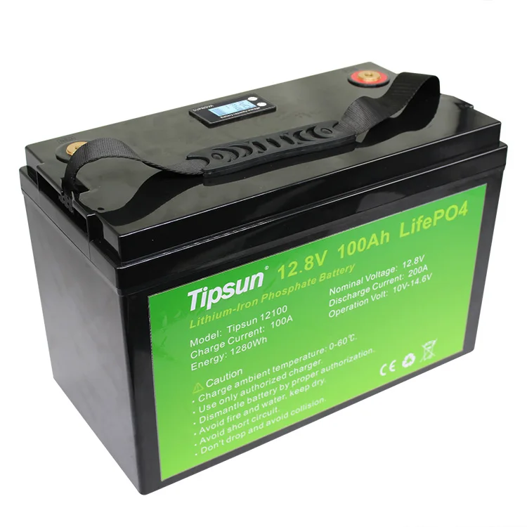 Tipsun OEM 12.8V 12V 24V 48V 200Ah 300Ah 400Ah 100Ah 50Ah 20Ah Lifepo4 Baterias Solar Lithium Ion Battery Pack
