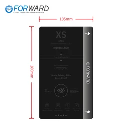 FORWARD Matte Privacy Screen Protector Hydrogel Machine Screen Protector 7 Inch TPU Film for iphone OPPO Screen Protector 20 PCS