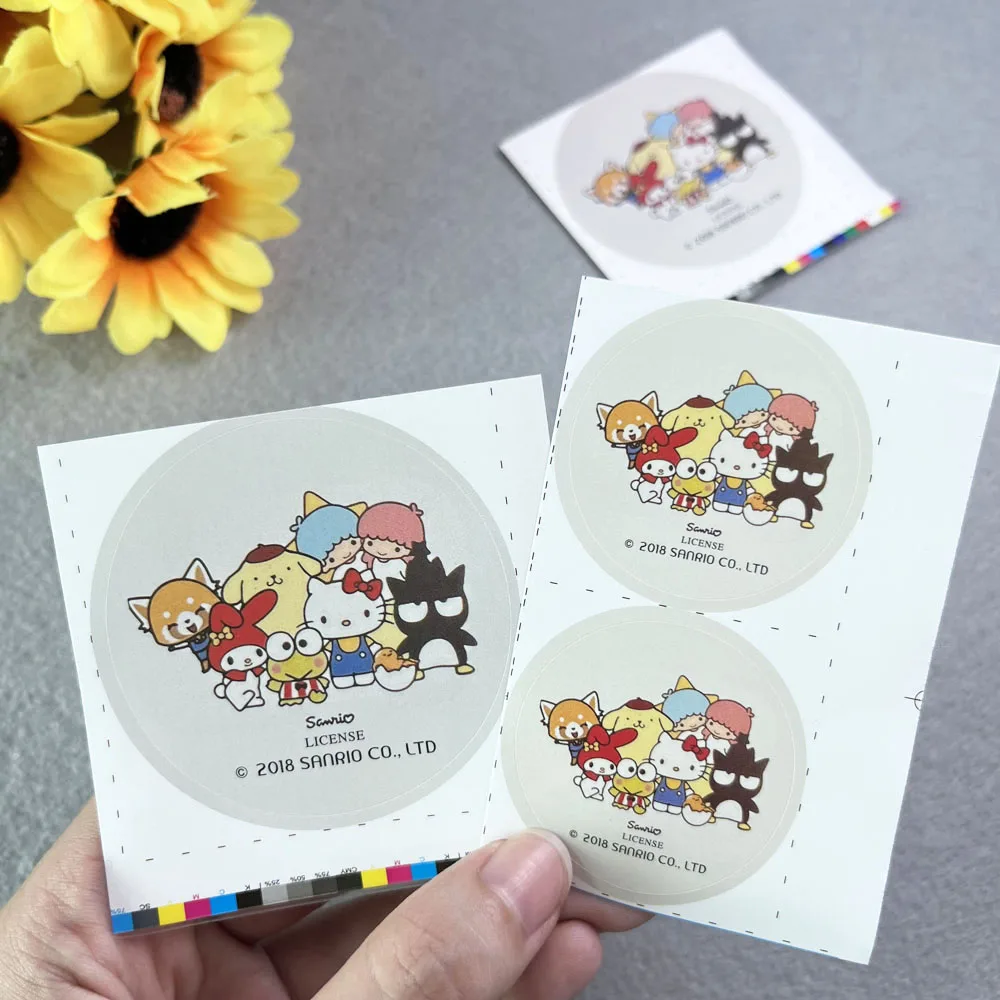 Custom Wholesale Printed Logo Paper  Custom Waterproof Sticker Fashion Design Round Sticker for Small Business