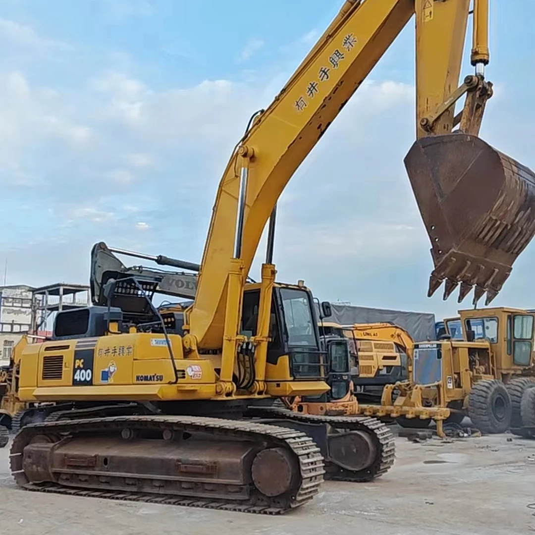 Komatsu PC400-7EO PC 400 7 used earthmoving crawler original color Japan Year 2014 heavy construction machinery road and mining