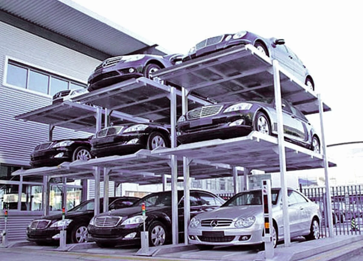 3 level pit car parking lift system for home underground car parking garage equipment made in China