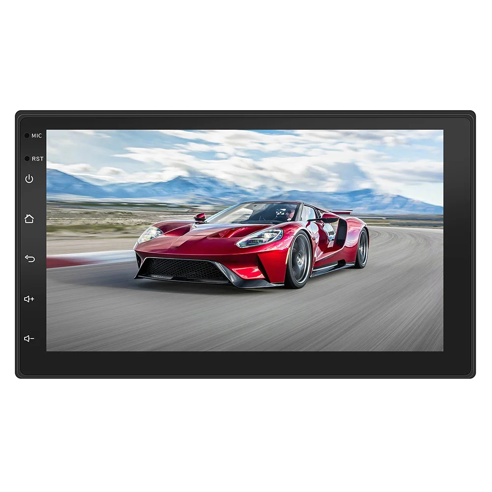 Универсальная автомобильная аудиосистема 7 дюймов android mp3 BT FM DVR задняя камера MirrorLink USB стерео аудио система gps-навигатор плеер